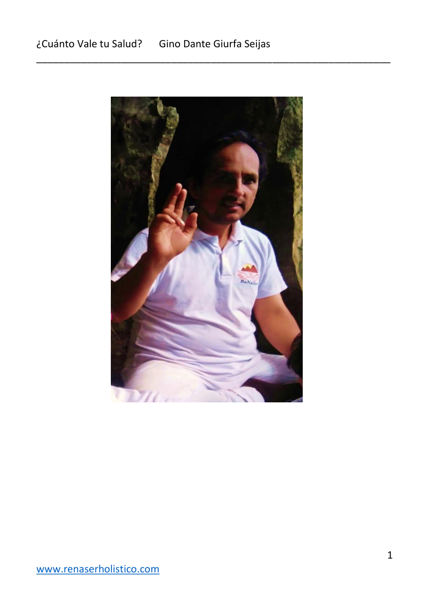 Gino Dante Giurfa Seijas especialista en naturopatía y acupuntura